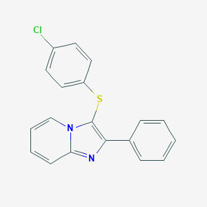 4-Chlorophenyl 2-phenylimidazo[1,2-a]pyridin-3-yl sulfide