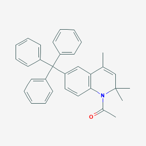 molecular formula C33H31NO B377082 1-Acetyl-2,2,4-trimethyl-6-trityl-1,2-dihydroquinoline 