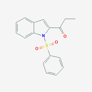 B037709 2-(1-Oxopropyl)-1-(phenylsulfonyl)-1H-indole CAS No. 121963-51-7