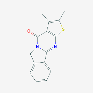 2,3-dimethylthieno[2',3':4,5]pyrimido[2,1-a]isoindol-4(6H)-one