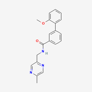 2'-methoxy-N-[(5-methylpyrazin-2-yl)methyl]biphenyl-3-carboxamide