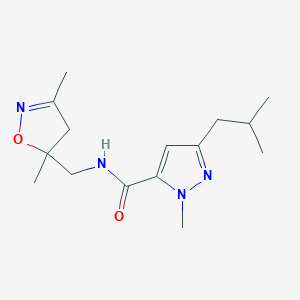 N-[(3,5-dimethyl-4,5-dihydroisoxazol-5-yl)methyl]-3-isobutyl-1-methyl-1H-pyrazole-5-carboxamide