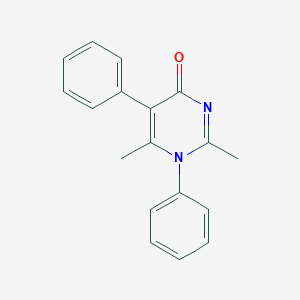 molecular formula C18H16N2O B377114 2,6-Dimethyl-1,5-diphenylpyrimidin-4-one CAS No. 159180-93-5