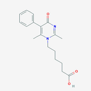6-(2,6-dimethyl-4-oxo-5-phenyl-1(4H)-pyrimidinyl)hexanoic acid