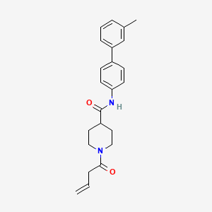 1-(3-butenoyl)-N-(3'-methyl-4-biphenylyl)-4-piperidinecarboxamide