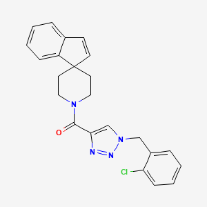 1'-{[1-(2-chlorobenzyl)-1H-1,2,3-triazol-4-yl]carbonyl}spiro[indene-1,4'-piperidine]