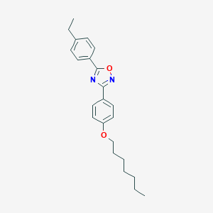 5-(4-Ethylphenyl)-3-[4-(heptyloxy)phenyl]-1,2,4-oxadiazole
