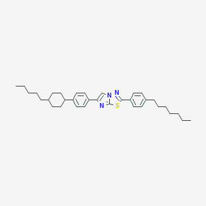 2-(4-Heptylphenyl)-6-[4-(4-pentylcyclohexyl)phenyl]imidazo[2,1-b][1,3,4]thiadiazole