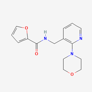 N-[(2-morpholin-4-ylpyridin-3-yl)methyl]furan-2-carboxamide