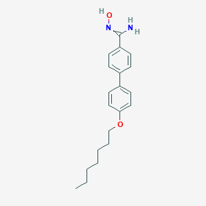 4-(4-heptoxyphenyl)-N'-hydroxybenzenecarboximidamide