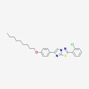 2-(2-Chlorophenyl)-6-[4-(nonyloxy)phenyl]imidazo[2,1-b][1,3,4]thiadiazole
