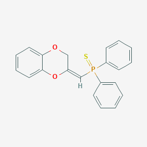 [(E)-1,4-benzodioxin-3-ylidenemethyl]-diphenyl-sulfanylidene-lambda5-phosphane