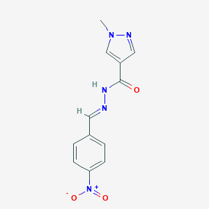 N'-{4-nitrobenzylidene}-1-methyl-1H-pyrazole-4-carbohydrazide