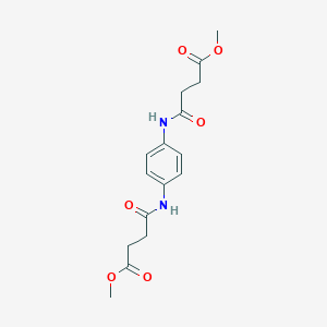 Methyl 4-{4-[(4-methoxy-4-oxobutanoyl)amino]anilino}-4-oxobutanoate