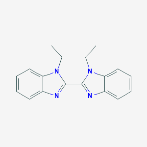 molecular formula C18H18N4 B377181 1,1'-diethyl-2,2'-bis(1H-benzimidazole) 