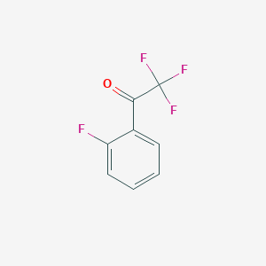 molecular formula C8H4F4O B037720 2,2,2,2'-四氟苯乙酮 CAS No. 124004-75-7