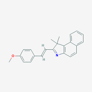 2-[(E)-2-(4-methoxyphenyl)ethenyl]-1,1-dimethylbenzo[e]indole