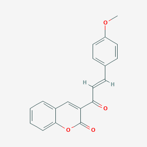molecular formula C19H14O4 B377221 3-(4-Methoxycinnamoyl)-2H-1-benzopyran-2-one CAS No. 811449-41-9