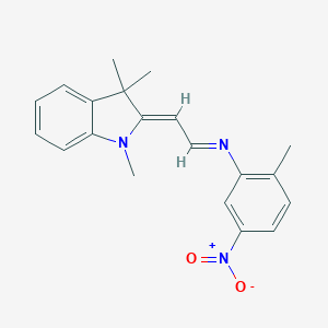 2-[2-({5-Nitro-2-methylphenyl}imino)ethylidene]-1,3,3-trimethylindoline