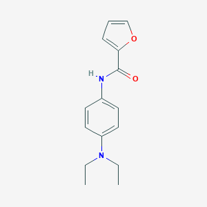 molecular formula C15H18N2O2 B377232 N-[4-(二乙氨基)苯基]-2-呋喃甲酰胺 