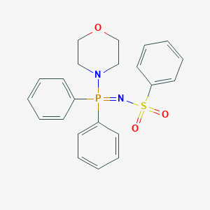 N-[morpholin-4-yl(diphenyl)-lambda5-phosphanylidene]benzenesulfonamide