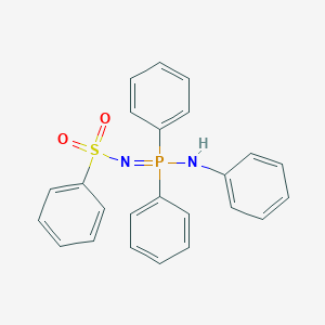 N-[anilino(diphenyl)phosphoranylidene]benzenesulfonamide
