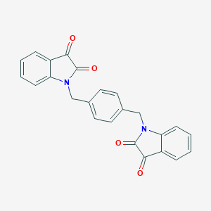 1-{4-[(2,3-dioxo-2,3-dihydro-1H-indol-1-yl)methyl]benzyl}-1H-indole-2,3-dione