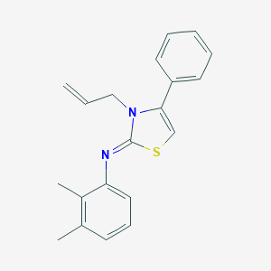 N-(3-allyl-4-phenyl-1,3-thiazol-2(3H)-ylidene)-N-(2,3-dimethylphenyl)amine