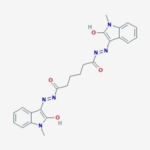 N'~1~,N'~6~-bis(1-methyl-2-oxo-1,2-dihydro-3H-indol-3-ylidene)hexanedihydrazide