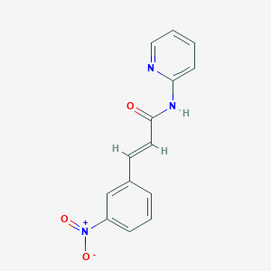 3-{3-nitrophenyl}-N-(2-pyridinyl)acrylamide