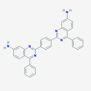 2-[4-(7-Amino-4-phenyl-2-quinazolinyl)phenyl]-4-phenyl-7-quinazolinylamine