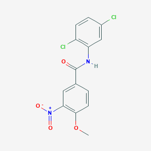 N-(2,5-dichlorophenyl)-4-methoxy-3-nitrobenzamide