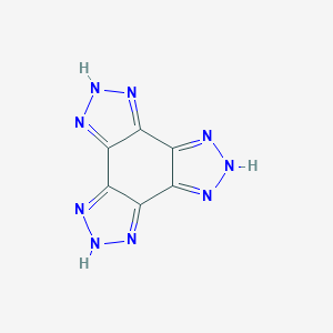 molecular formula C6H3N9 B377294 4,7-dihydro-1H-benzo[1,2-d:3,4-d':5,6-d'']tris[1,2,3]triazole 