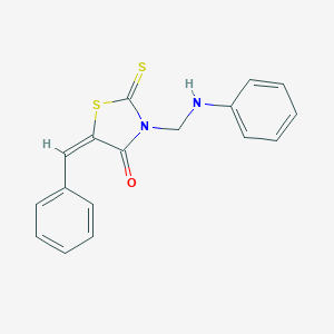 5-Benzylidene-3-phenylaminomethyl-2-thioxo-thiazolidin-4-one