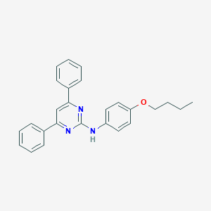 N-(4-butoxyphenyl)-4,6-diphenylpyrimidin-2-amine