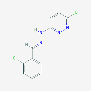 2-Chlorobenzaldehyde (6-chloro-3-pyridazinyl)hydrazone