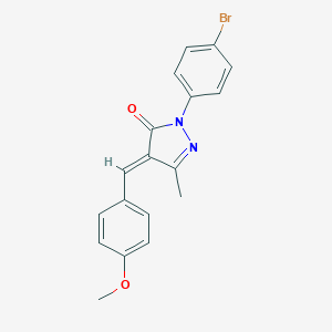 2-(4-bromophenyl)-4-(4-methoxybenzylidene)-5-methyl-2,4-dihydro-3H-pyrazol-3-one