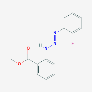 Methyl 2-[3-(2-fluorophenyl)-2-triazenyl]benzoate