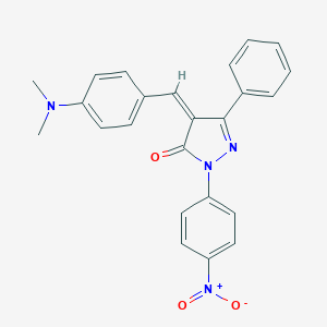 4-[4-(dimethylamino)benzylidene]-2-(4-nitrophenyl)-5-phenyl-2,4-dihydro-3H-pyrazol-3-one