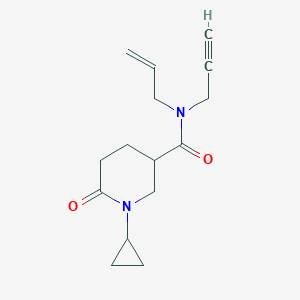 N-allyl-1-cyclopropyl-6-oxo-N-2-propyn-1-yl-3-piperidinecarboxamide