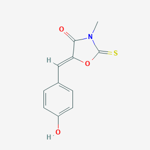 5-(4-Hydroxy-benzylidene)-3-methyl-2-thioxo-oxazolidin-4-one