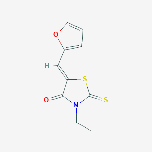 (5Z)-3-ethyl-5-(furan-2-ylmethylidene)-2-sulfanylidene-1,3-thiazolidin-4-one