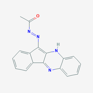 molecular formula C17H12N4O B377392 N'-(11H-indeno[1,2-b]quinoxalin-11-ylidene)acetohydrazide CAS No. 299968-75-5