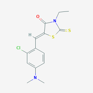 5-[2-Chloro-4-(dimethylamino)benzylidene]-3-ethyl-2-thioxo-1,3-thiazolidin-4-one