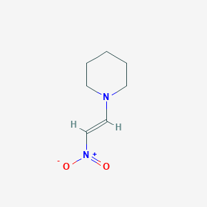 molecular formula C7H12N2O2 B377402 1-{2-Nitrovinyl}piperidine 