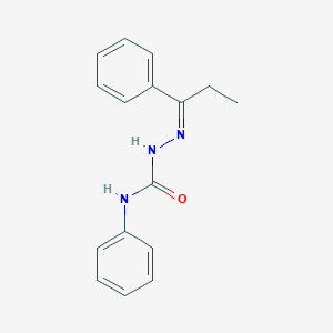 1-phenyl-3-[(Z)-1-phenylpropylideneamino]urea