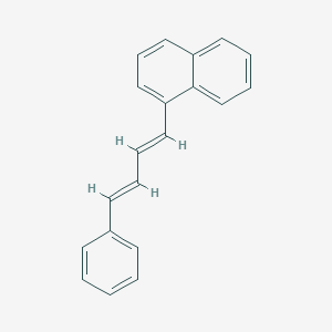 molecular formula C20H16 B377416 1-(4-Phenyl-1,3-butadienyl)naphthalene 