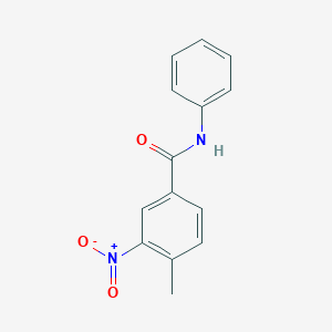B377421 4-methyl-3-nitro-N-phenylbenzamide CAS No. 5344-15-0