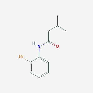 molecular formula C11H14BrNO B377424 N-(2-bromophenyl)-3-methylbutanamide 