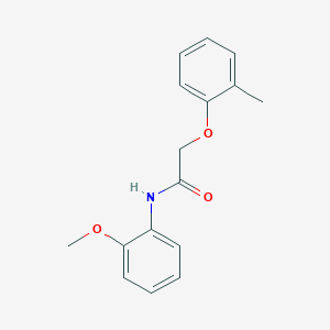 molecular formula C16H17NO3 B377429 N-(2-methoxyphenyl)-2-(2-methylphenoxy)acetamide 